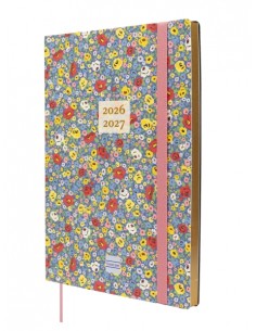 Finocam Mara Agenda de Tapa Flexible Internacional - 18 Meses - Semana Vista Vertical - Formato Y10 - 140x204mm - Papel de