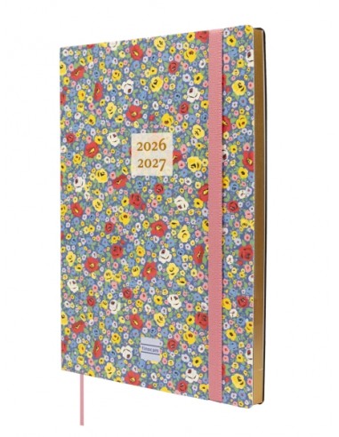 Finocam Mara Agenda de Tapa Flexible Internacional - 18 Meses - Semana Vista Vertical - Formato Y10 - 140x204mm - Papel de