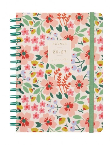 Finocam Moniquilla Agenda Escolar 26 27 en Catalan - Semana Vista Horizontal - Formato E10 - 155x212mm - Tapa Dura - Papel de