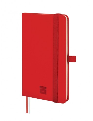 Finocam Nexo Cuaderno de Tapa Dura - 72 Hojas - 90x150mm - Papel Crema de 80g m2 - Liso - Bolsillo Interior - Cierre con Goma