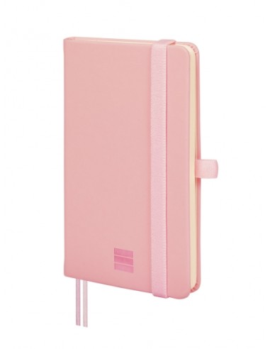 Finocam Nexo Cuaderno de Tapa Dura - 72 Hojas - 90x150mm - Papel Crema de 80g m2 - Liso - Bolsillo Interior - Cierre con Goma