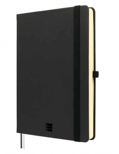 Finocam Nexo Double Cuaderno de Tapa Dura - 144 Hojas - Formato A5 - 148x210mm - Papel Crema de 80g m2 - Liso - Bolsillo