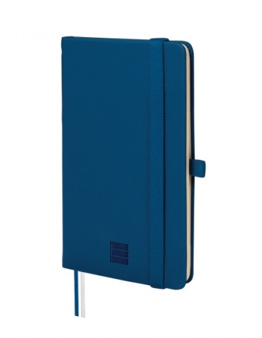 Finocam Nexo Cuaderno de Tapa Dura - 72 Hojas - 90x150mm - Papel Crema de 80g m2 - Bolsillo Interior - Cierre con Goma -