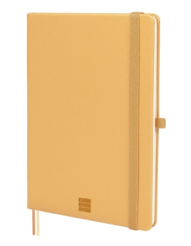 Finocam Nexo Cuaderno de Tapa Dura - 72 Hojas - Formato A5 - 148x210mm - Papel Crema de 80g m2 - Bolsillo Interior - Cierre