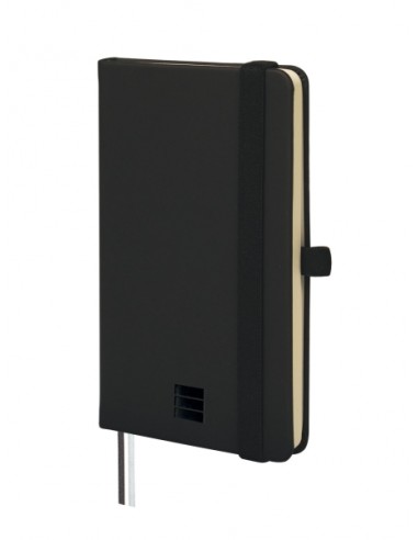 Finocam Nexo Cuaderno de Tapa Dura - 72 Hojas - 90x150mm - Rayado Horizontal - Papel Crema de 80g m2 - Bolsillo Interior -