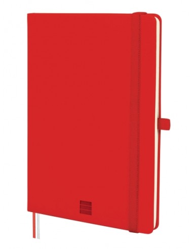 Finocam Nexo Cuaderno de Tapa Dura - 72 Hojas - Formato A5 - 148x210mm - Rayado Horizontal - Papel Crema de 80g m2 - Bolsillo