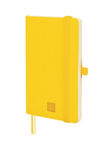 Finocam Nexo Cuaderno de Tapa Blanda - 72 Hojas - 90x150mm - Papel Crema de 80g m2 - Liso - Bolsillo Interior - Cierre con