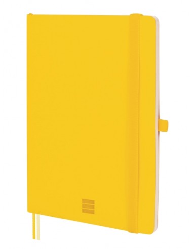 Finocam Nexo Cuaderno de Tapa Blanda - 72 Hojas - Formato A5 - 148x210mm - Papel Crema de 80g m2 - Liso - Bolsillo Interior -