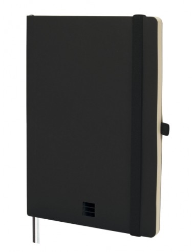 Finocam Nexo Cuaderno de Tapa Blanda - 72 Hojas - Formato A5 - 148x210mm - Papel Crema de 80g m2 - Bolsillo Interior - Cierre