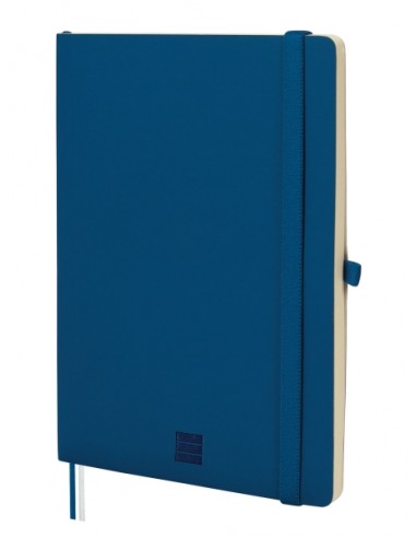 Finocam Nexo Cuaderno de Tapa Blanda - 72 Hojas - Formato A5 - 148x210mm - Papel Crema de 80g m2 - Bolsillo Interior - Cierre
