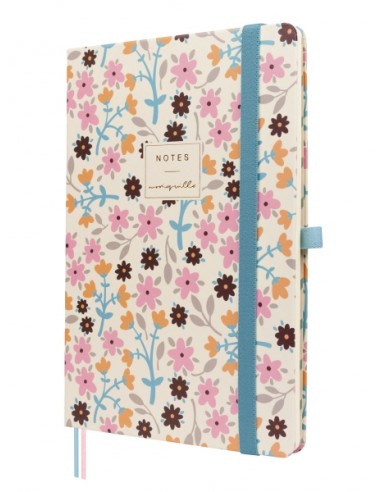 Finocam Moniquilla Cuaderno de Tapa Dura - 72 Hojas - Formato A5 - 148x210mm - Papel Crema de 80g m2 - Liso - Bolsillo