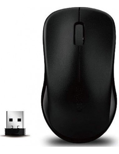 Rapoo 1620 Raton Inalambrico - 2.4GHz - 1000 DPI - Autonomia 9 Meses - Color Negro