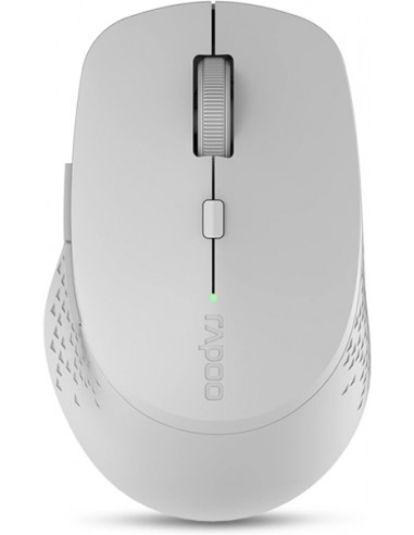 Rapoo M300 Silent Raton Inalambrico - Bluetooh y 2.4GHz - 1600 DPI - Autonomia 9 Meses - Color Gris