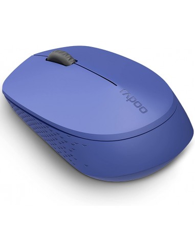 Rapoo M100 Silent Raton Inalambrico - Bluetooh y 2.4GHz - 1300 DPI - Autonomia 9 Meses - Color Azul