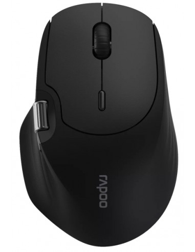 Rapoo MT560 Raton Inalambrico - Bluetooh y 2.4GHz - 4000 DPI - Bateria Recargable Ecologica - Color Negro