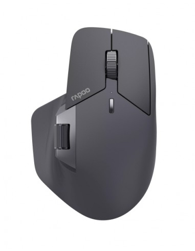 Rapoo MT760LW Raton Inalambrico - Bluetooh y 2.4GHz - 4000 DPI - Bateria Recargable Ecologica - Color Negro