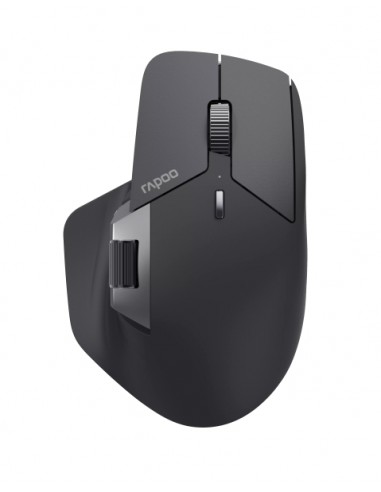 Rapoo MT760LW Raton Inalambrico - TamaÃ±o Compacto - Bluetooh y 2.4GHz - 4000 DPI - Bateria Recargable Ecologica - Color