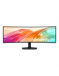 Samsung ViewFinity S9 S95UF Monitor 49" VA Curvo Dual QHD 120Hz HDR - Respuesta 5ms - Altavoces 10W - Ajustable en Altura