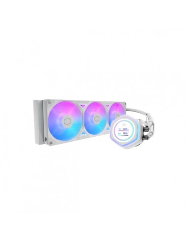 Cooler Master Masterliquid 360 Atmos II LCD ARGB Kit de Refrigeracion Liquida - Ventiladores Preinstalados - Dual Chamber -