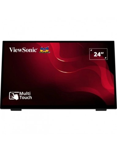 ViewSonic TD2465 Monitor Tactil 23.8" LED FHD 60Hz - Hasta 10 Puntos de Contacto - Respuesta 7ms - Altavoces 4W - HDMI