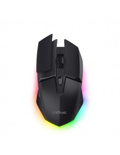 Trust GXT 122 Felox-Raton Gaming Inalambrico con 7 Botones - Bluetooth - Ajustable hasta 12.000dpi - Luz LED RGB -