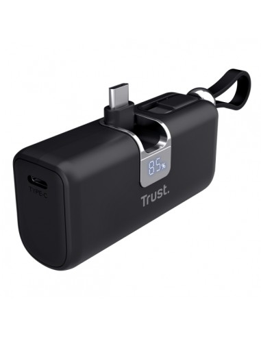 Trust Pacto Bateria Powerbank de 5000mAh - Potencia 20W - 3xUSB-C - Power Delivery - Deteccion Automatica - Plastico ABS -