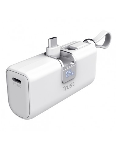 Trust Pacto Bateria Powerbank de 5000mAh - Potencia 20W - 3xUSB-C - Power Delivery - Deteccion Automatica - Plastico ABS -