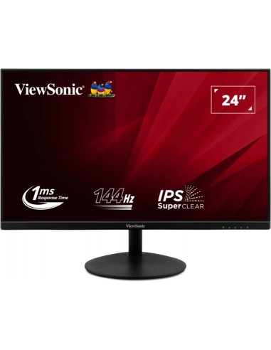 Viewsonic VA24E2-H Monitor 23.8"-LED IPS FullHD 144Hz - Respuesta 1ms - VGA-HDMI - Color Negro