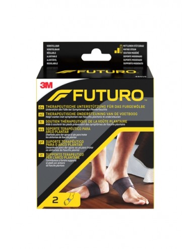 Futuro Soporte Terapeutico para Arco Plantar - Ajustable - Transpirable - Color Negro