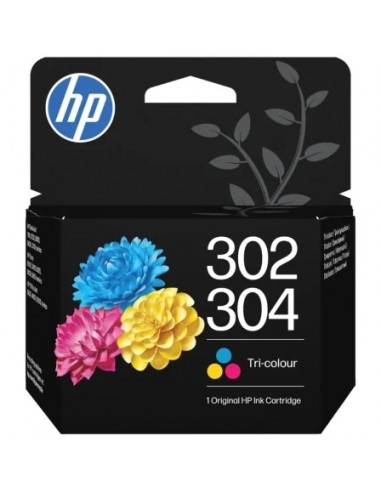 HP 302 304 Cartucho de Tinta Color Original - B7RT6AE