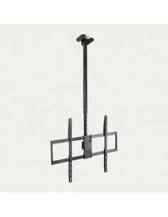 Tooq Soporte de Techo para Pantallas 50-100" - Giratorio-Inclinable y Extensible - Gestion de Cables - Peso Max. 80kg - VESA