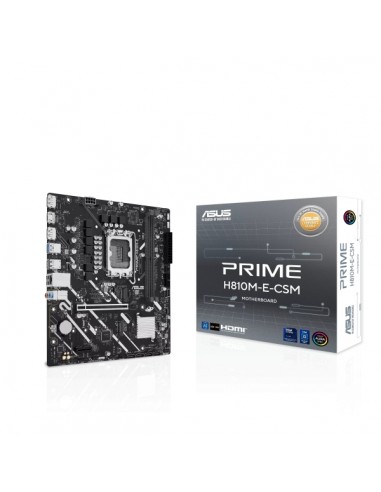 Asus Prime-H810M-E-CSM Placa Base Intel 1851 2x DDR5-2x M2-4x Sata III-PCIe-4.0-USB 2.0-3.2-RJ-45-HDMI-DisplayPort