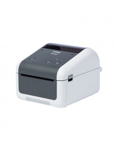 Brother TD-4215D Impresora Termica de Etiquetas USB - Resolucion 203ppp - Velocidad 152 4mms - Color Blanco Gris