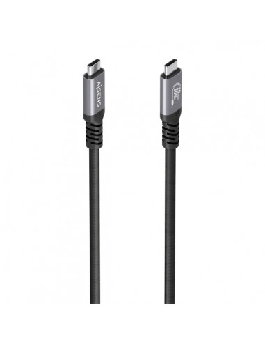 Aisens Cable USB-C Macho - Soporta hasta 100W - Longitud 5m - Velocidad de Transferencia hasta 10Gbps - Resolucion 8K -