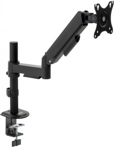 Tooq Soporte de Mesa con Brazo Articulado para Monitor de 17"-32" - Soporta hasta 9kg - Gestion de Cables - VESA 100x100mm -