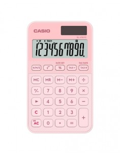 Casio SL-310YC Calculadora de Bolsillo con Pantalla LCD de 10 Digitos - Calculo de Impuestos - Alimentacion Solar y Pilas -