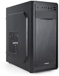 Tooq Prisma Ultra Caja Semitorre ATX - Fuente de Alimentacion 500W - Ventilador 120mm - Bahias 3x 5.25"-3x 3.5"-2x 2.5" -