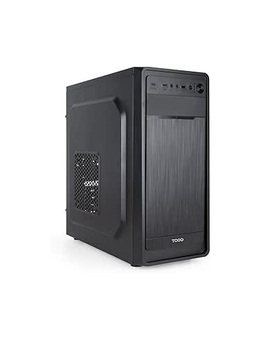 Tooq Prisma Ultra Caja Semitorre ATX - Fuente de Alimentacion 500W - Ventilador 120mm - Bahias 3x 5.25"-3x 3.5"-2x 2.5" -