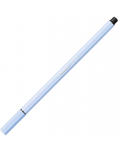 Stabilo Pen 68 Rotulador de Punta de Fibra - Trazo de 1mm aprox. - Tinta con Base de Agua - Color Azul Hielo