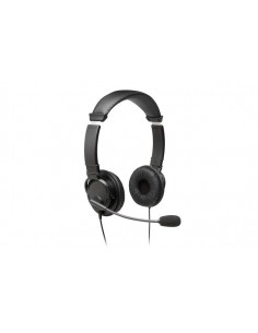 Kensington Auriculares HiFi USB con Microfono - Sonido Estereo - Gran Comodidad - Supresion de Ruido - Cable USB de 1.82m