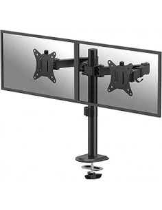 Fellowes Everyday Soporte de Mesa con Brazos Articulados para 2 Monitores hasta 32" y 9kg - Fijacion con Abrazadera o