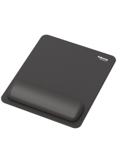 Fellowes Breyta Alfombrilla con ReposamuÃ±ecas - Revestimiento Antipolvo - Proteccion Antimicrobiana - Tacto Suave -