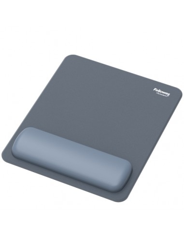 Fellowes Breyta Alfombrilla con ReposamuÃ±ecas - Revestimiento Antipolvo - Proteccion Antimicrobiana - Tacto Suave -