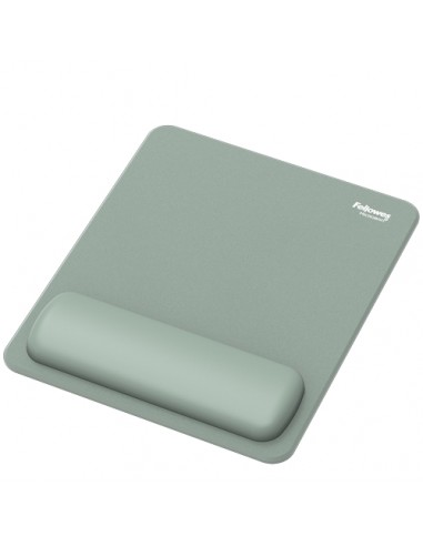 Fellowes Breyta Alfombrilla con ReposamuÃ±ecas - Revestimiento Antipolvo - Proteccion Antimicrobiana - Tacto Suave -