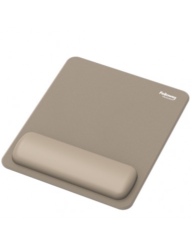 Fellowes Breyta Alfombrilla con ReposamuÃ±ecas - Revestimiento Antipolvo - Proteccion Antimicrobiana - Tacto Suave -