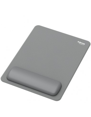 Fellowes Breyta Alfombrilla con ReposamuÃ±ecas XL - Revestimiento Antipolvo - Proteccion Antimicrobiana - Tacto Suave -