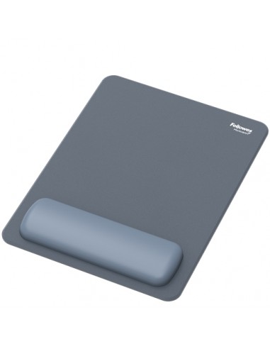 Fellowes Breyta Alfombrilla con ReposamuÃ±ecas XL - Revestimiento Antipolvo - Proteccion Antimicrobiana - Tacto Suave -
