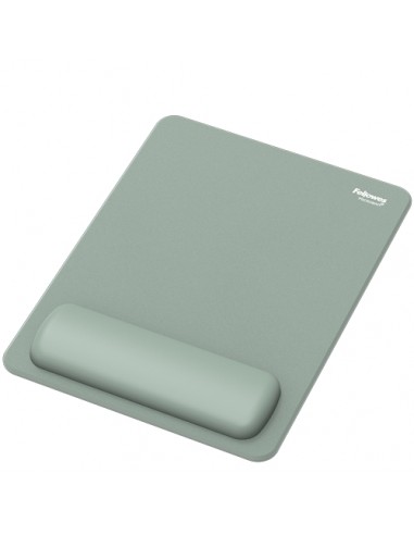 Fellowes Breyta Alfombrilla con ReposamuÃ±ecas XL - Revestimiento Antipolvo - Proteccion Antimicrobiana - Tacto Suave -