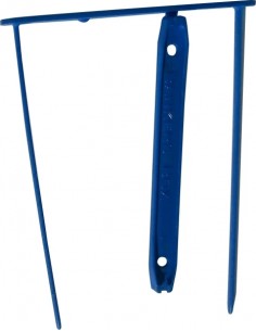 Fellowes Pack de 100 Fasteners - Plastico PP - 110mm - Admite hasta 600 Hojas de 80g - Color Azul