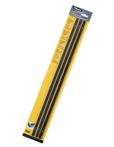 Fellowes Pack de 3 Bandas de Repuesto para Cizalla - Formato A3 - Reversibles - Cortables a Medida - Color Negro